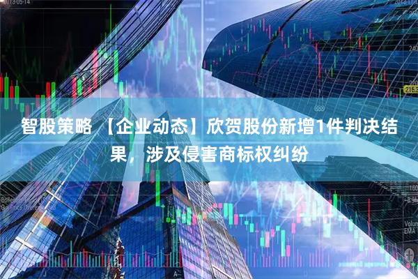 智股策略 【企业动态】欣贺股份新增1件判决结果，涉及侵害商标权纠纷